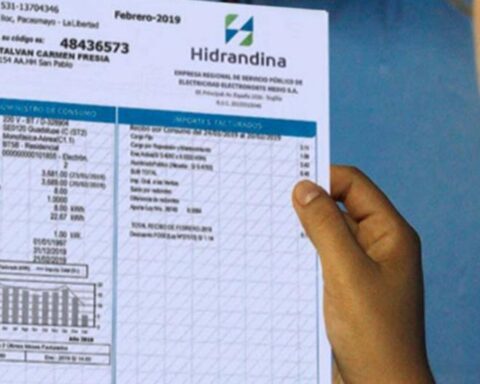 Hidrandina: How to read your electricity bill and know what you are paying for?