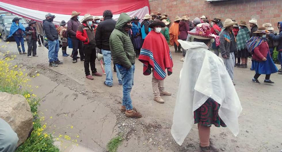 Las Bambas: leaders resign their positions amid blockade in Ccapacmarca (PHOTOS)