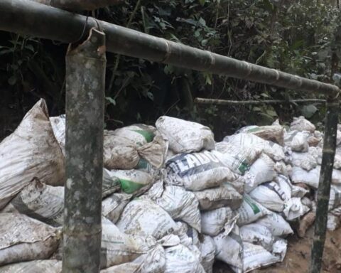 Actividad minera en Pacto, en el noroccidente de Quito. Foto: Acción Ecológica