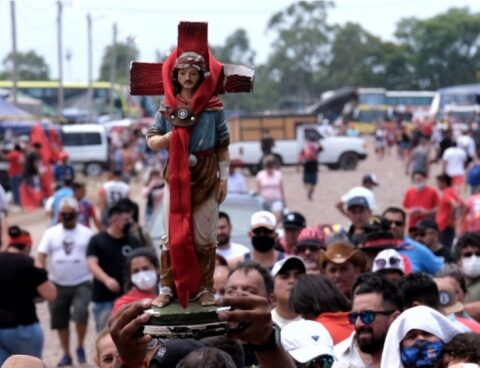 More than 100,000 people passed through the Gauchito Gil sanctuary