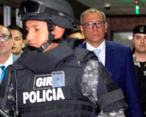 PROCESO. El ex vicepresidente Jorge Glas es escoltado para asistir a una de las audiencias de juicio en el caso Odebrecht.