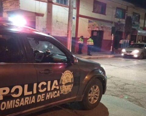 Police intervene a 17-year-old teenager with a bamba driver's license in Huancavelica