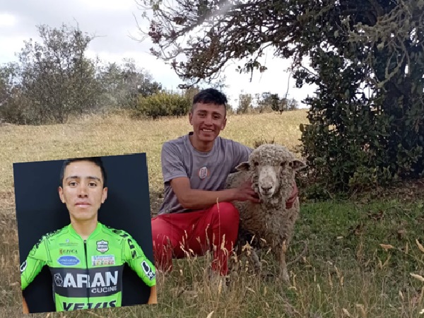 Raffle a lamb to pay for his trip to Europe, the drama of a Colombian cyclist with a thirst for triumph