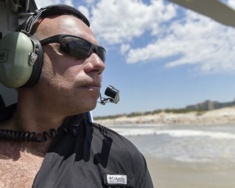 Sergio Berni's explanation for his helicopter flight over Villa Gesell beach