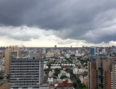 Storms and heat in the City of Buenos Aires on the first day of the year