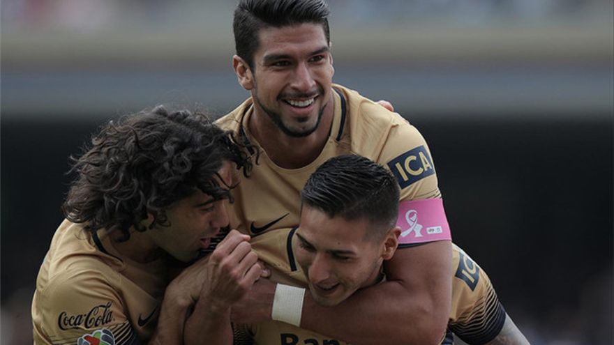 The Pumas beat Toluca 5-0