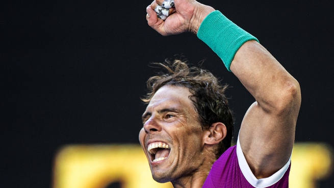 The networks celebrated the record of Grand Slams of Rafael Nadal