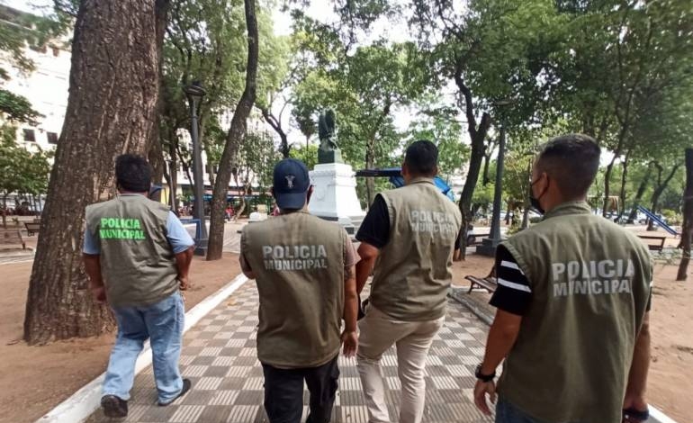 They verify security in main squares of Asunción