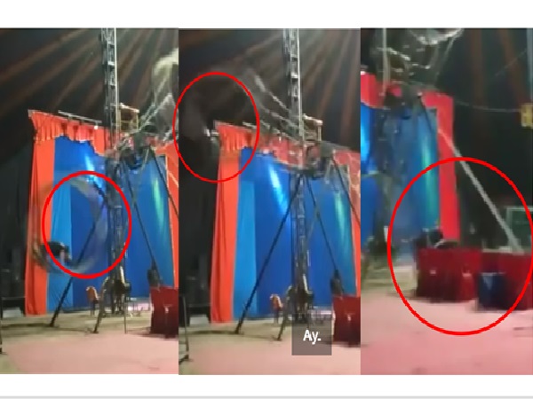 This is the state of health of the acrobat who fell from the "space pendulum" in full circus performance in Valledupar