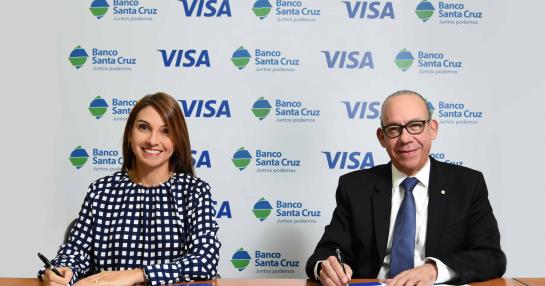 Visa and Banco Santa Cruz will work on digital payment innovations