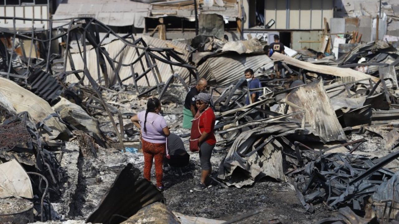 "We lost everything": 100 Bolivian families affected by the fire in Iquique