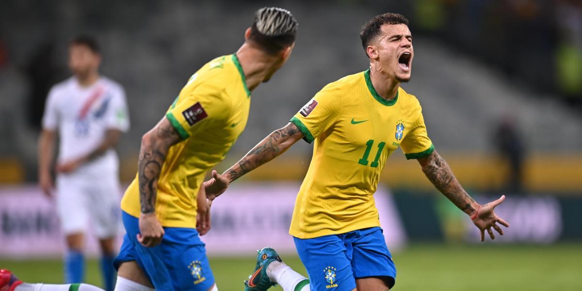 4-0: Coutinho scores in Brazil's win