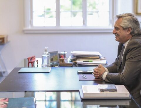 Alberto Fernández held a virtual meeting with Michelle Bachelet