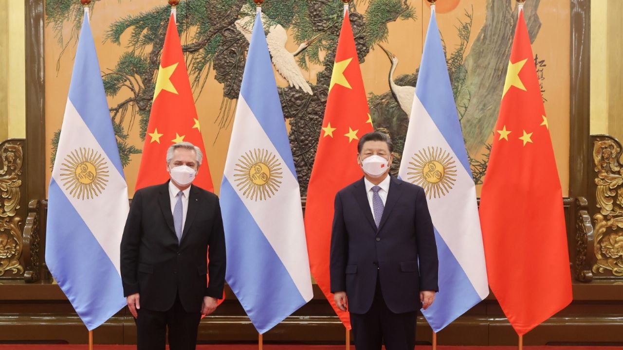Alberto Fernández to Xi Jinping: "I gratefully receive the firm Chinese support"