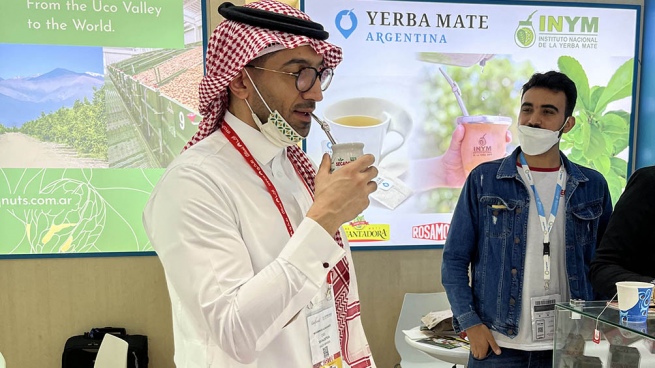 Argentine yerba mate participates in a fair in Dubai with a view to the Middle East