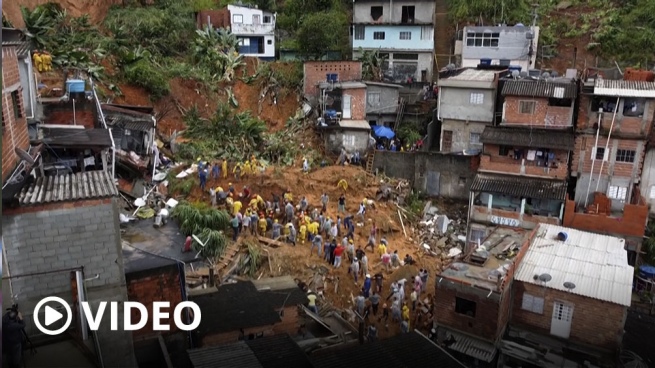 At least 24 dead due to landslides and floods in the state of São Paulo