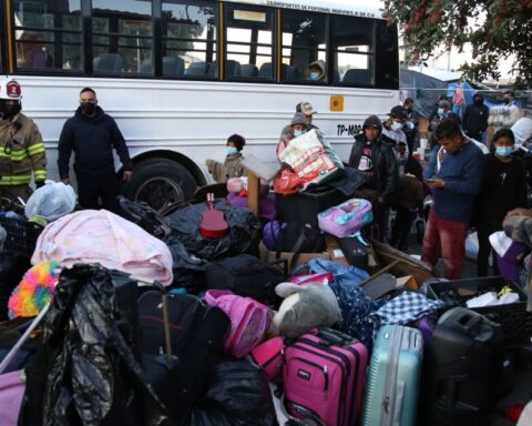 Authorities evict camp with hundreds of migrants in Tijuana