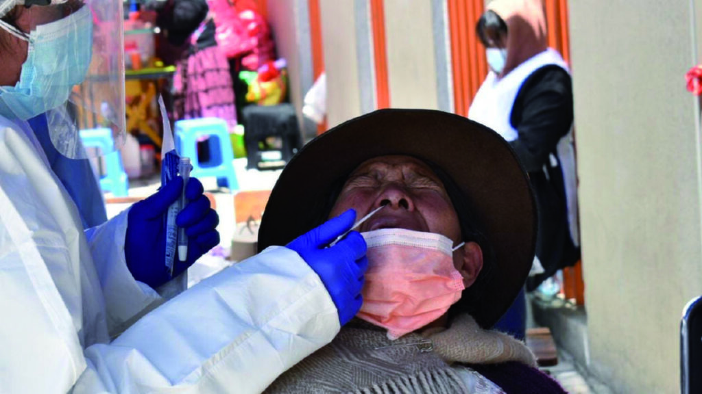 Bolivia registers 1,969 infections and 21 deaths from Covid-19