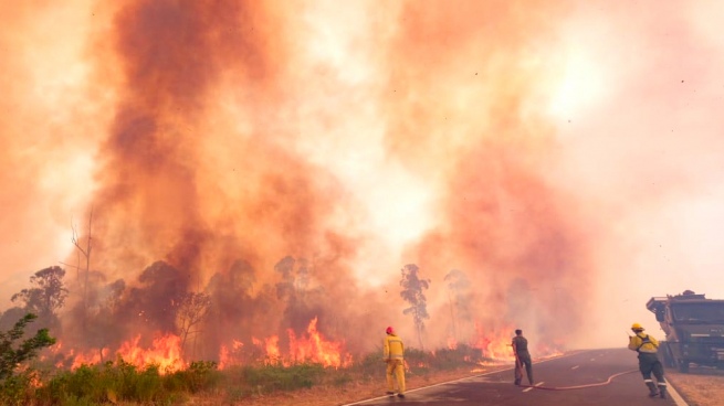 Corrientes is still in emergency due to the fires and the management for aid was reinforced