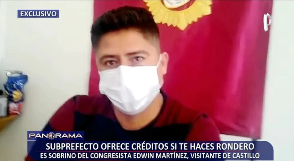 District subprefect of Arequipa offers credits to citizens if they become ronderos