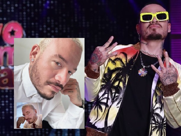 "Do we look alike?"  :J Balvin (the original) promotes his double of "Yo me llamo"