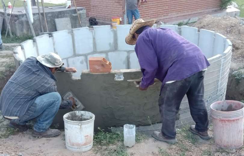 FAO builds water tanks for 10 communities in Concepción affected by drought