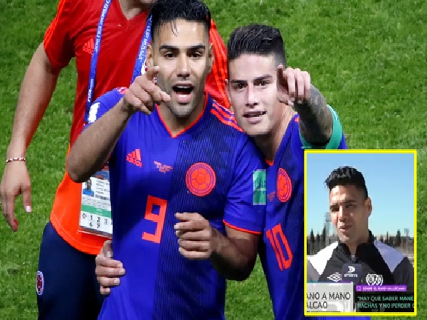 Falcao on false rumor of fight with James: "Inventing stories seems like a very dirty game to me"