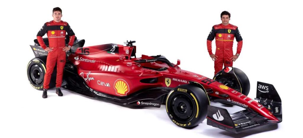 Ferrari presented the new single-seater F1-75 of Leclerc and Sainz