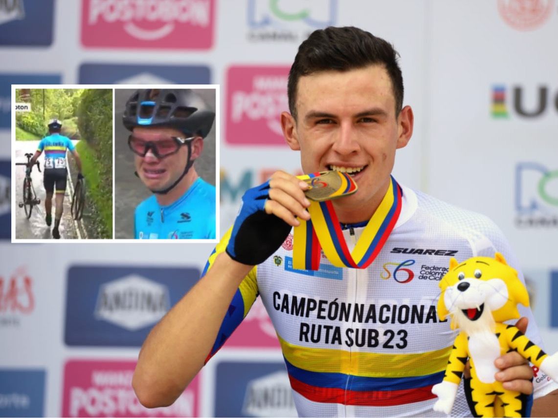 From crying in the Youth Cycling World Cup to being National Champion: the revenge of Germán Darío Gómez