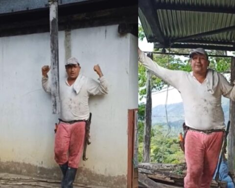 "In the countryside we don't live badly", Santander peasant showed "sliding roof" that he has in his house