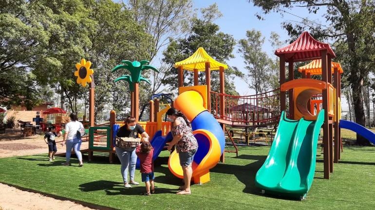 Inauguration of a new inclusive playground in Ñu Guasú