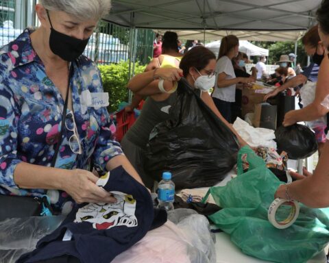 Itaipava has a central to collect donations for Petrópolis