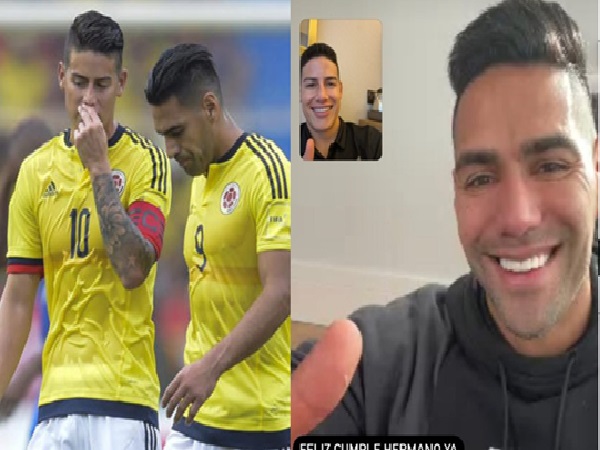 James congratulated the 'Tiger' on his birthday and clears up rumors of an alleged fight with Falcao