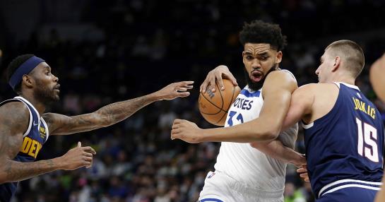 Karl Towns achieves double-double and Wolves defeat Nuggets