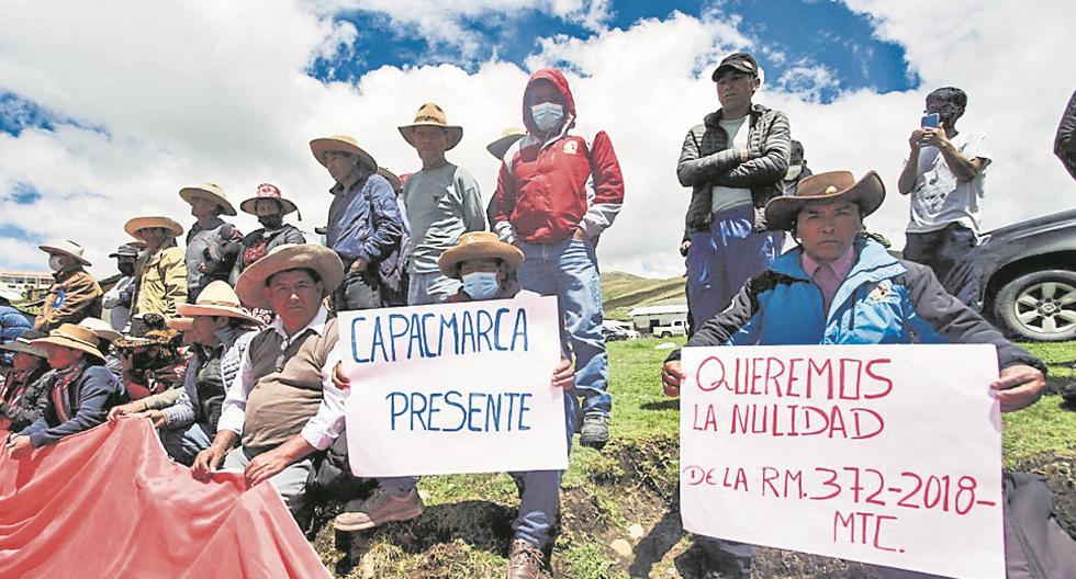 Las Bambas: Ccapacmarca community will continue with blockade, says leader