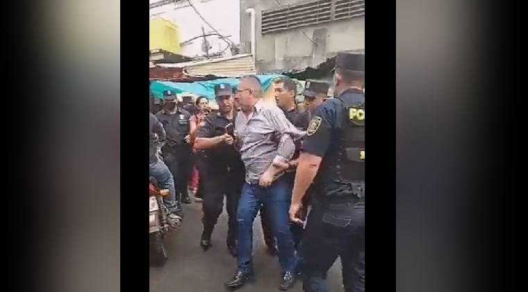 Leonardo Ojeda arrested after beating the director of Mercado 4