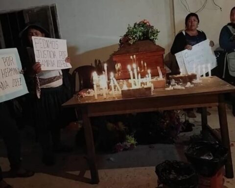 Mourning in Colomi for the feminicide of Damiana, four children remain orphaned