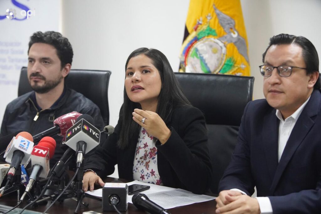 CONTROVERSIA. Sofía Almeida fue removida de su cargo de presidenta del Cpccs este 9 de febrero de 2022.