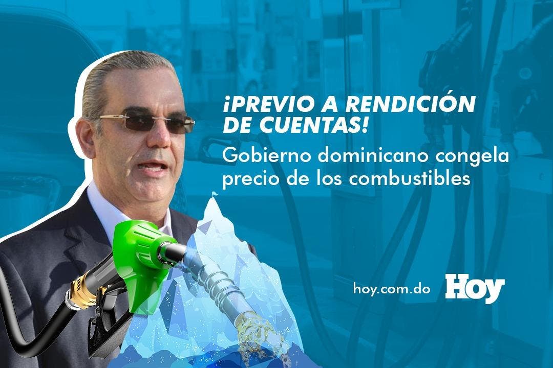 ¡Previo a rendición de cuentas! Gobierno congela precio de los combustibles