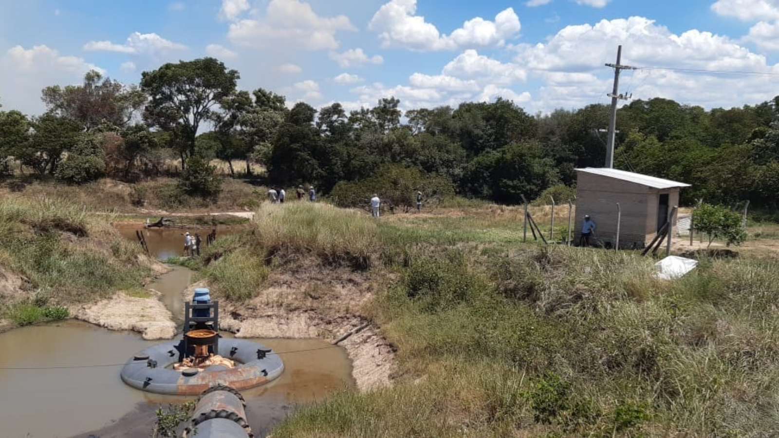 Residents denounce pumping of the Yhaguy River