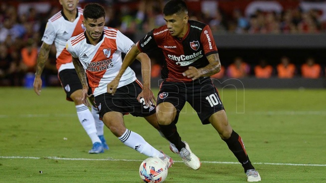 River, in a burst, beat Newell's in Rosario