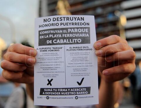 Setback for Larreta: they ordered to suspend the work of the linear park in Caballito