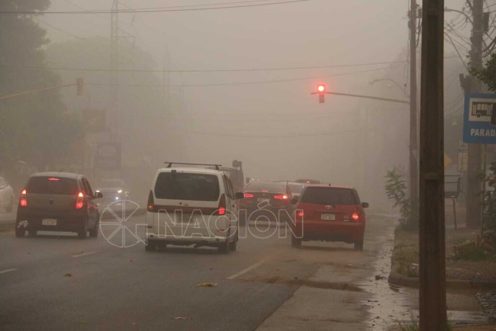 Smoke storm: they recommend staying inside the house and not turning on the air conditioning