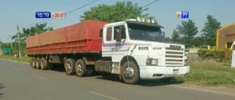 Soy cargo stolen and truck abandoned in Paraguarí