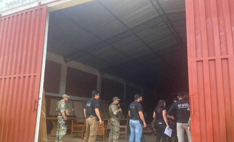 Spain Connection: they carry out raids on a warehouse and sawmill in Caaguazú