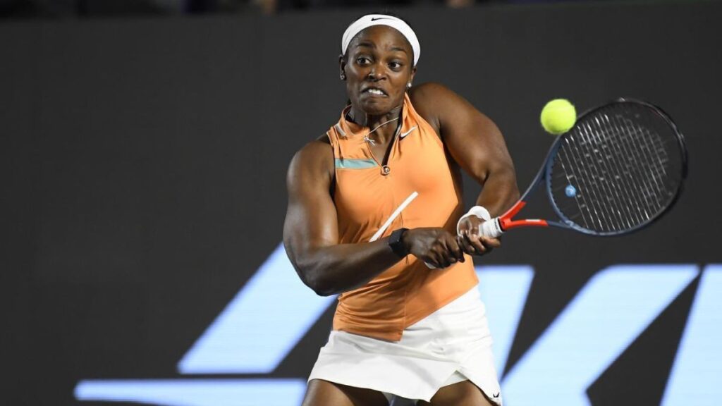 Sloane Stephens en el Abierto de Guadalajara 2022.