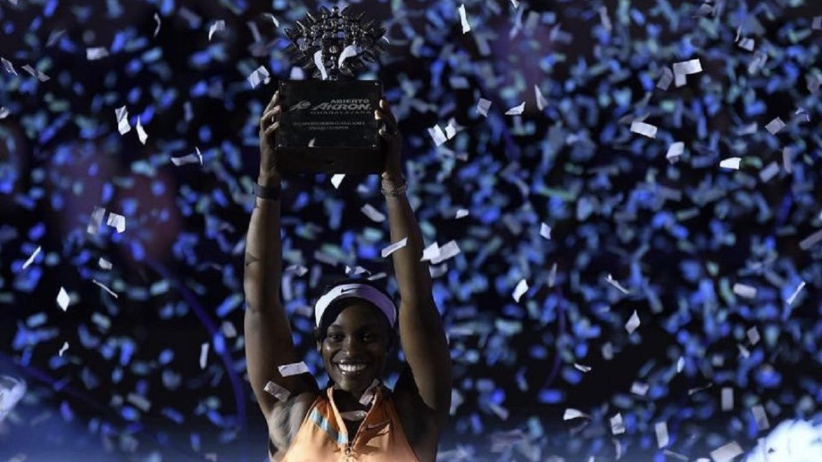 Sloane Stephens, vencedora del Abierto de Guadalajara 2022.