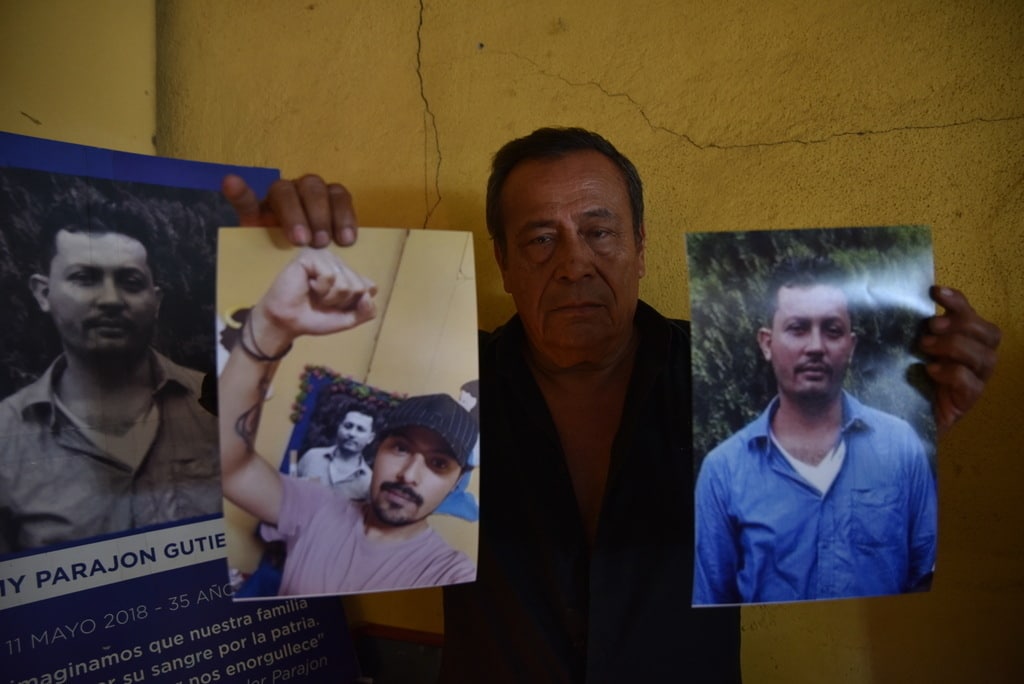 The tragedy of the Parajón family: a murdered son and another convicted for demanding justice