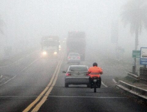 There is fog on eight national routes and on Highway 2