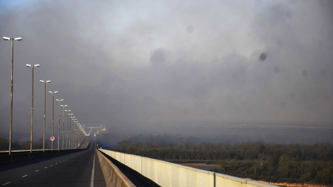 There is presence of smoke in several provinces due to active fires in the country